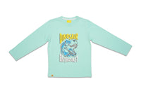 Junior Killer Mint Green Full Sleeve Printed T-Shirts