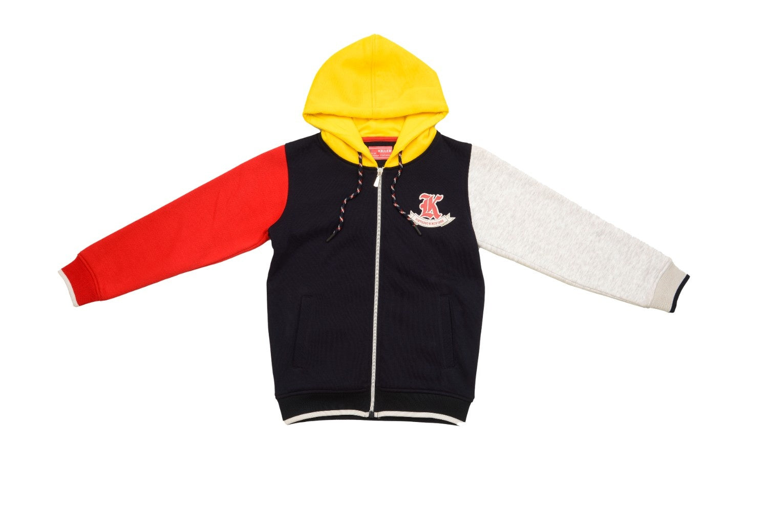 Junior Killer Navy Hooded Zipper Sweat Shirts