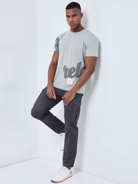 Killer Men Dark Grey Solid Cargo