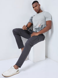 Killer Men Dark Grey Solid Cargo