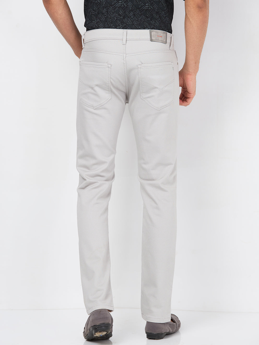 Killer Men Light Grey Slim Fit Pants
