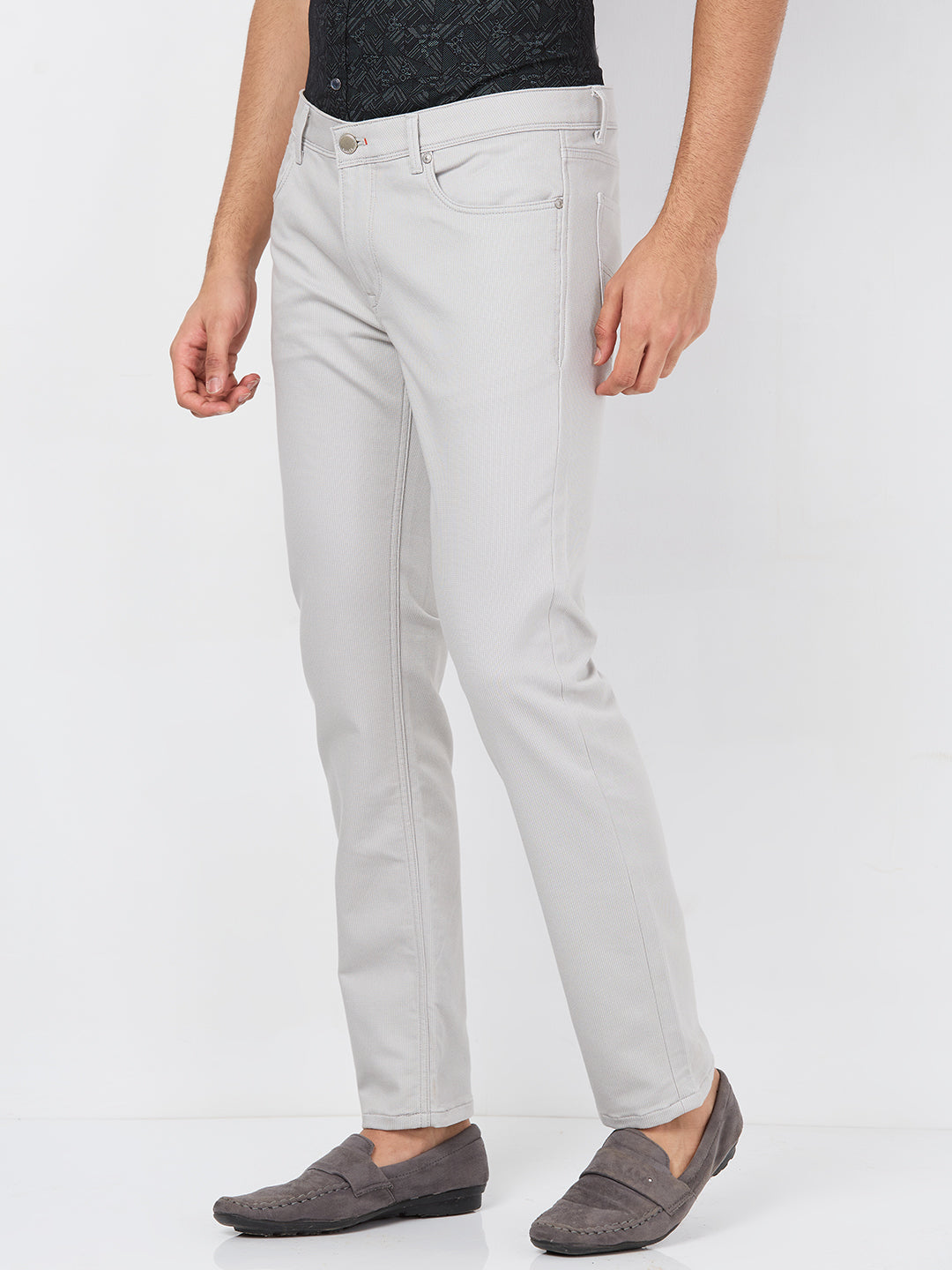 Killer Men Light Grey Slim Fit Pants