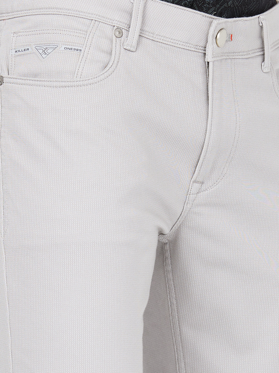 Killer Men Light Grey Slim Fit Pants