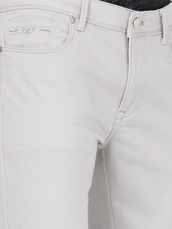 Killer Men Light Grey Slim Fit Pants
