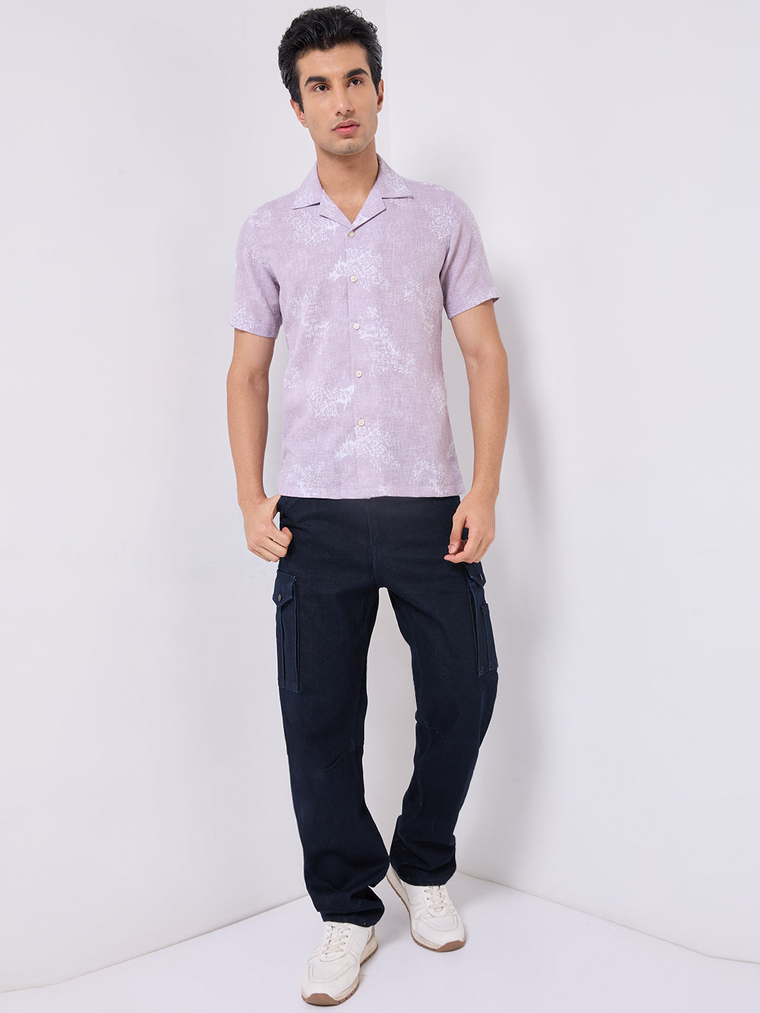 Killer Men Printed Half Sleeve Regular Fit Shirts