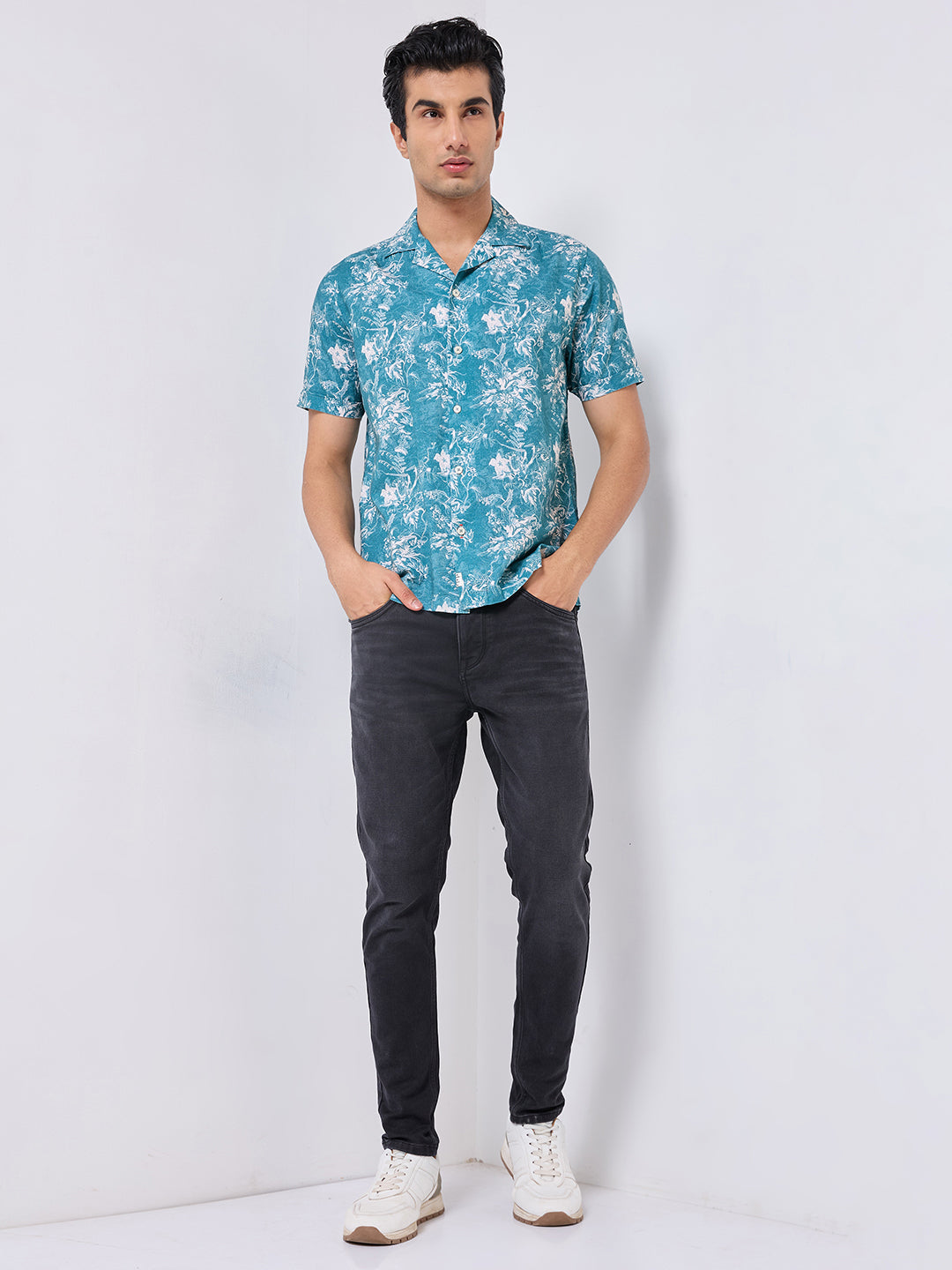 Killer Men Printed Half Sleeve Regular Fit Shirts
