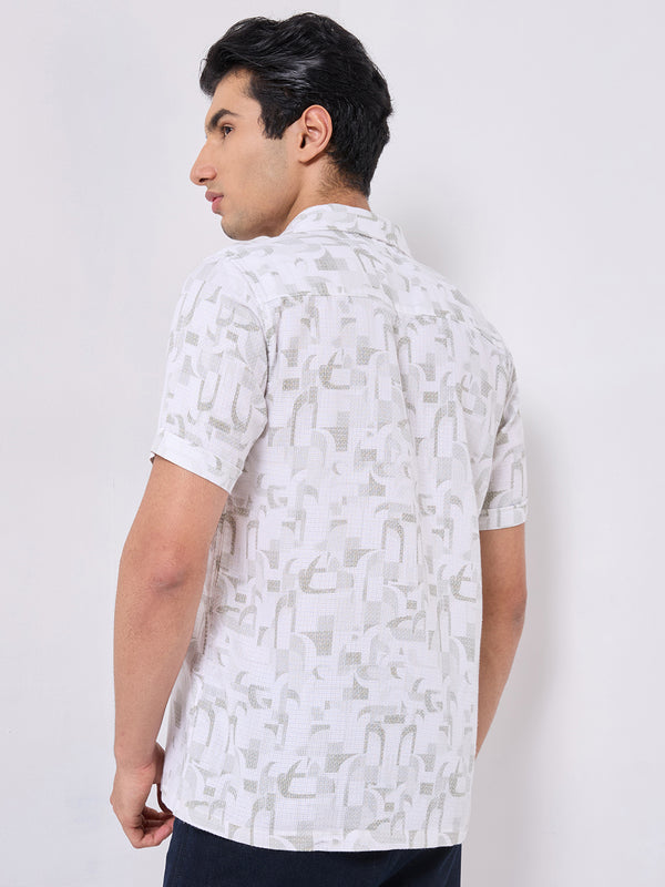 Killer Men Printed Half Sleeve Regular Fit Shirts