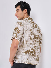 Killer Men Printed Half Sleeve Regular Fit Shirts