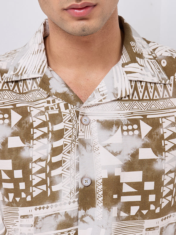Killer Men Printed Half Sleeve Regular Fit Shirts