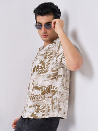 Killer Men Printed Half Sleeve Regular Fit Shirts