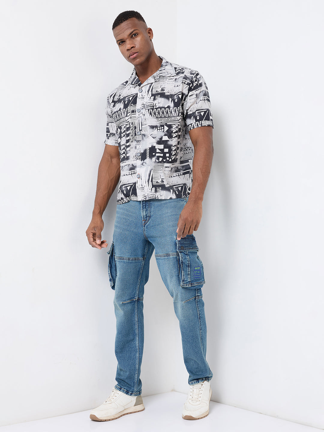Killer Men Printed Half Sleeve Regular Fit Shirts
