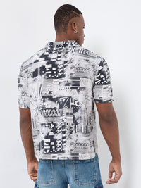 Killer Men Printed Half Sleeve Regular Fit Shirts