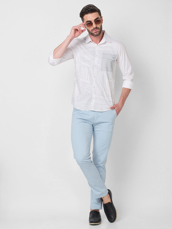Killer Men Light Blue Slim Fit Trousers