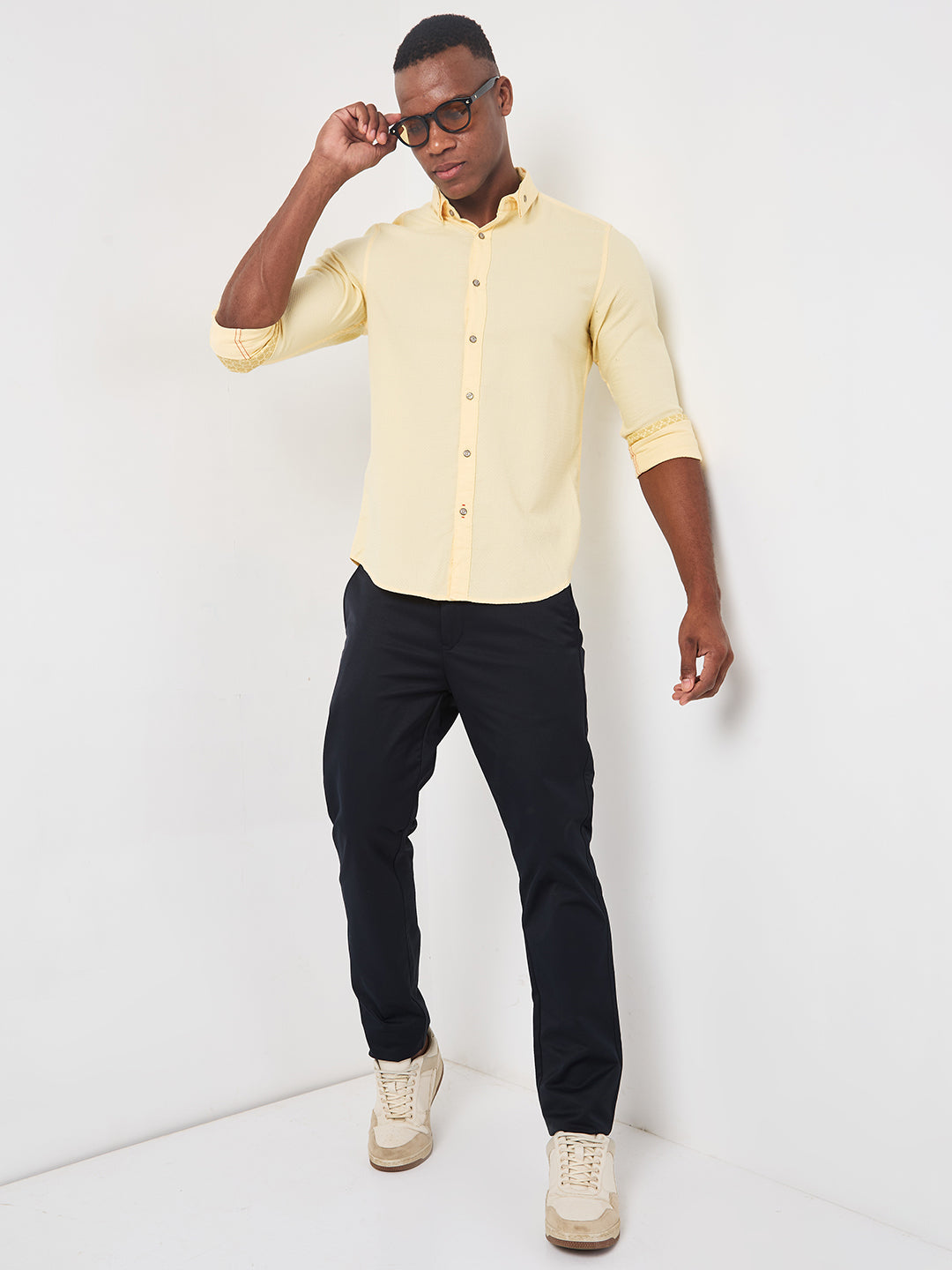 Killer Men Navy Slim Fit Trousers