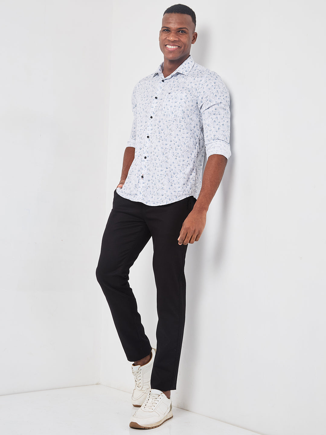 Killer Men Balck Slim Fit Trousers