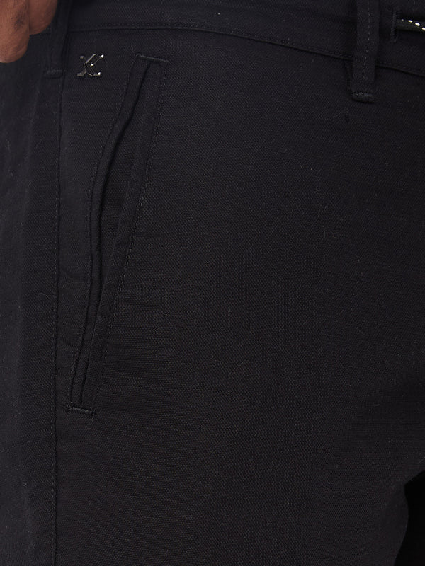 Killer Men Balck Slim Fit Trousers