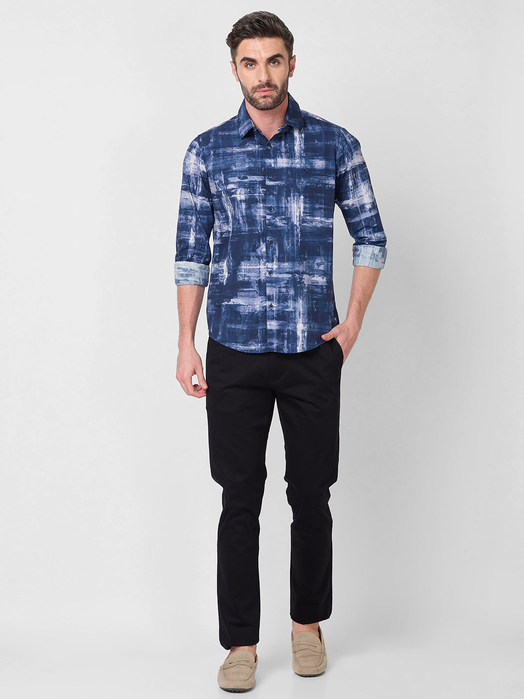 Killer Men Balck Slim Fit Trousers