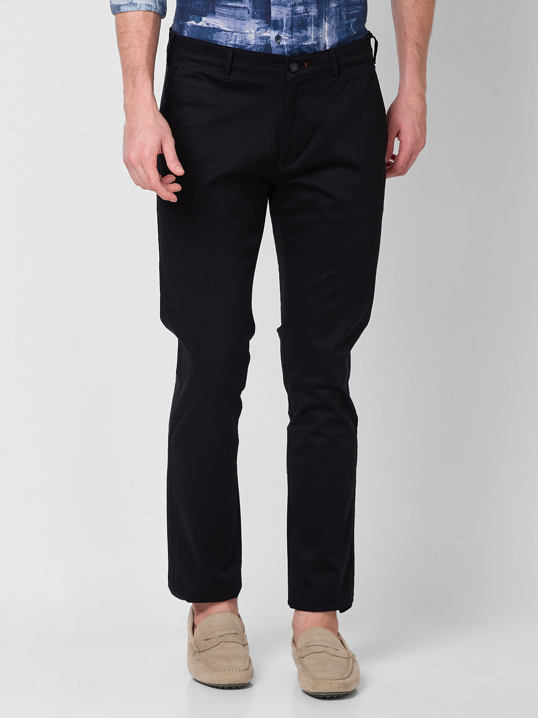 Killer Men Balck Slim Fit Trousers
