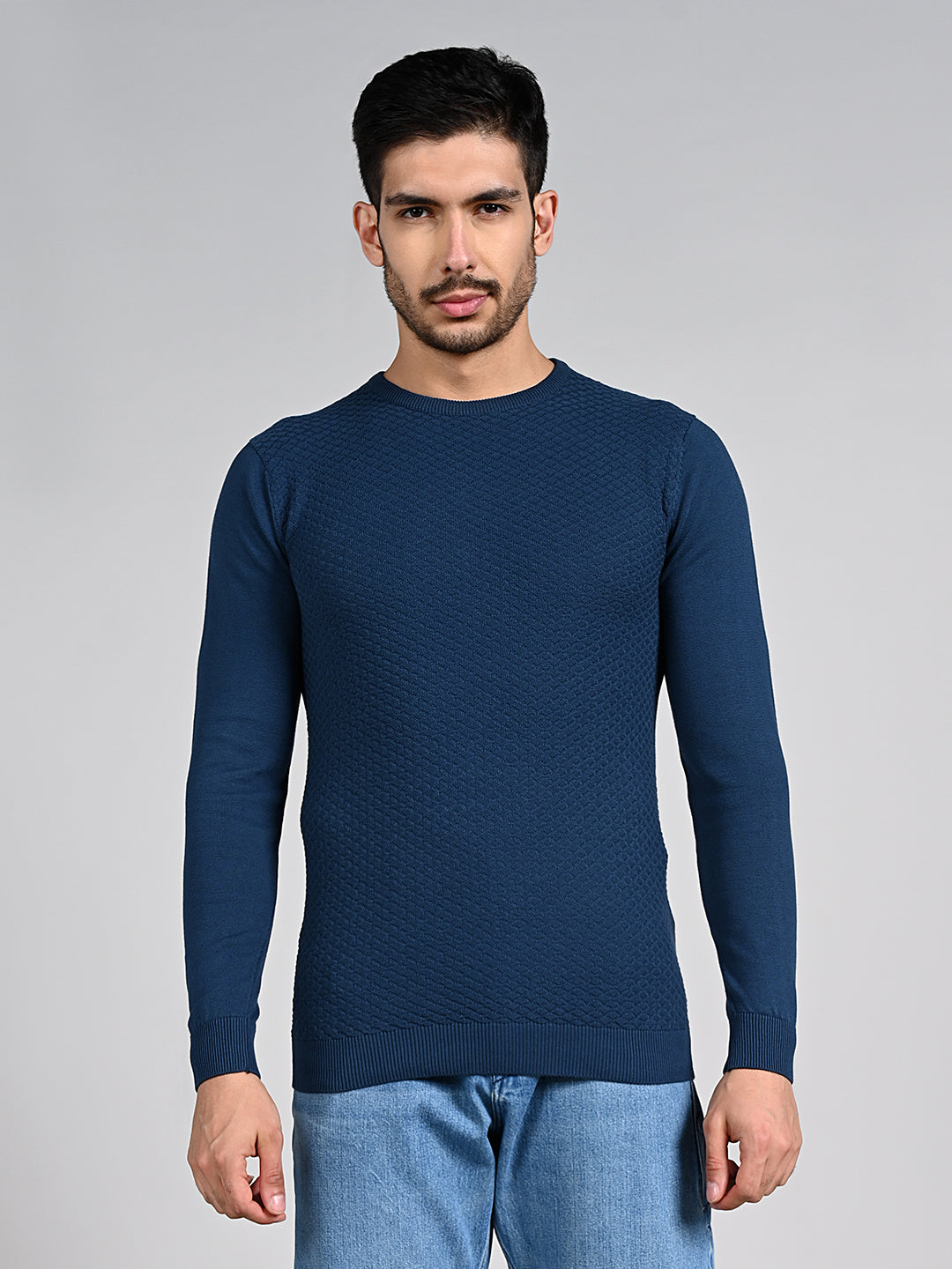 Killer Men Blue Flat Knits