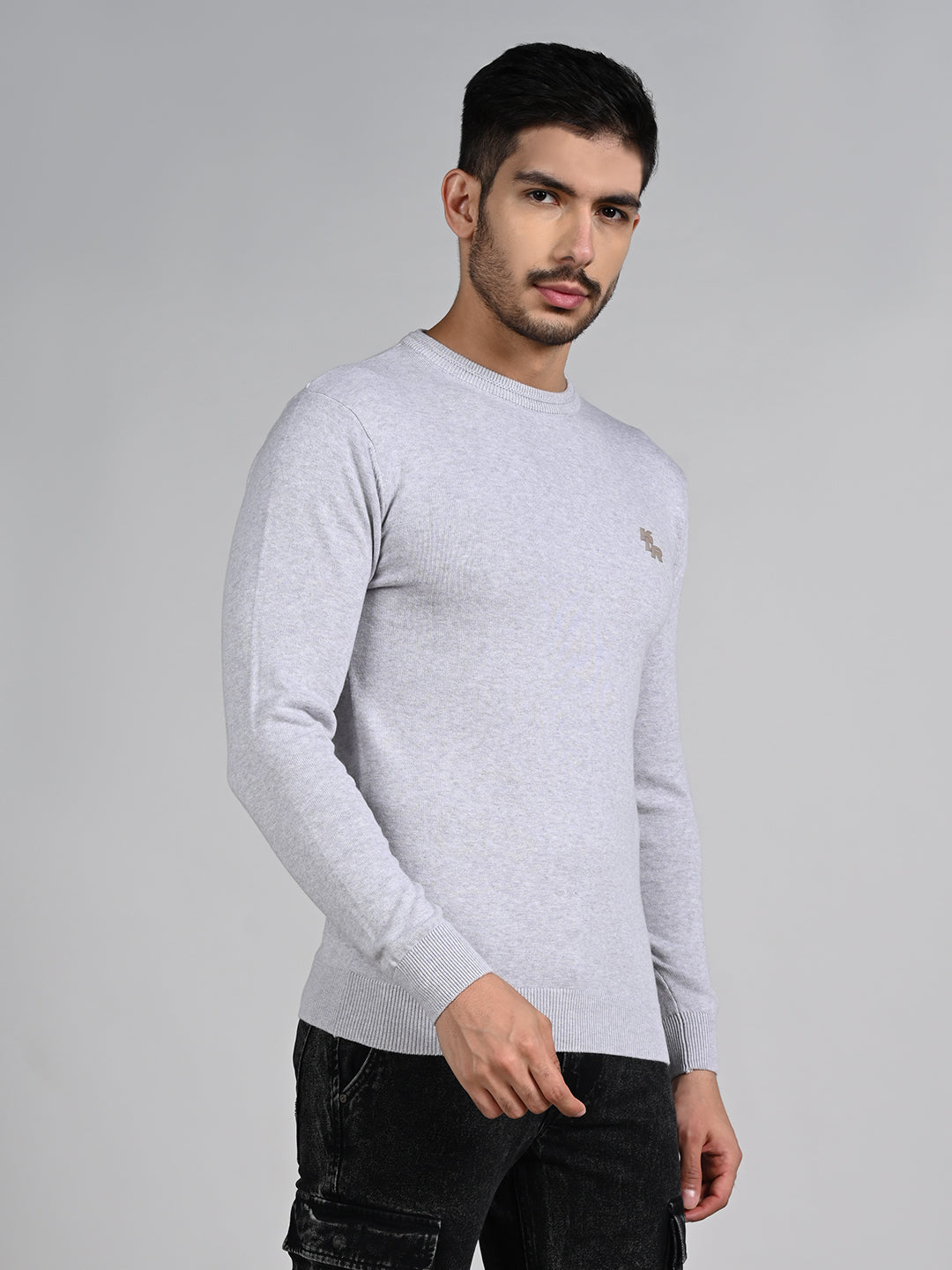 Killer Men Light Grey Flat Knits