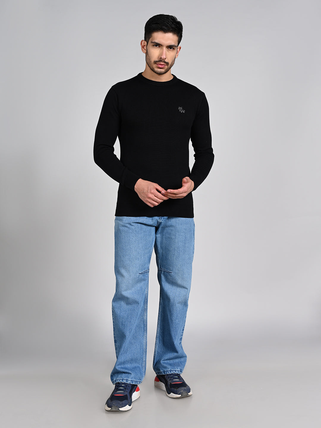 Killer Men Black Flat Knits