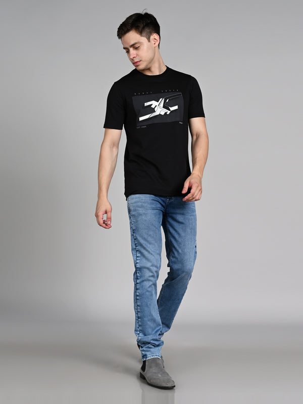 Killer Men Light Blue Solid Slim Fit Jeans