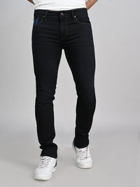 Killer Men Dark Blue Solid Slim Fit Jeans