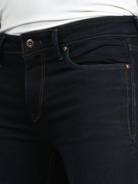 Killer Men Dark Blue Solid Slim Fit Jeans