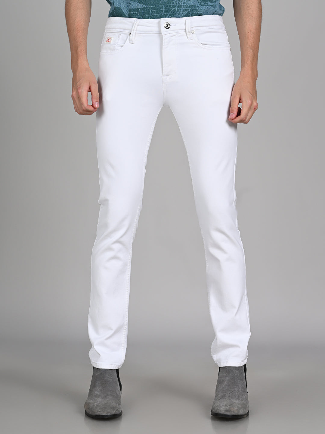 Killer Men White Slim Fit Jeans