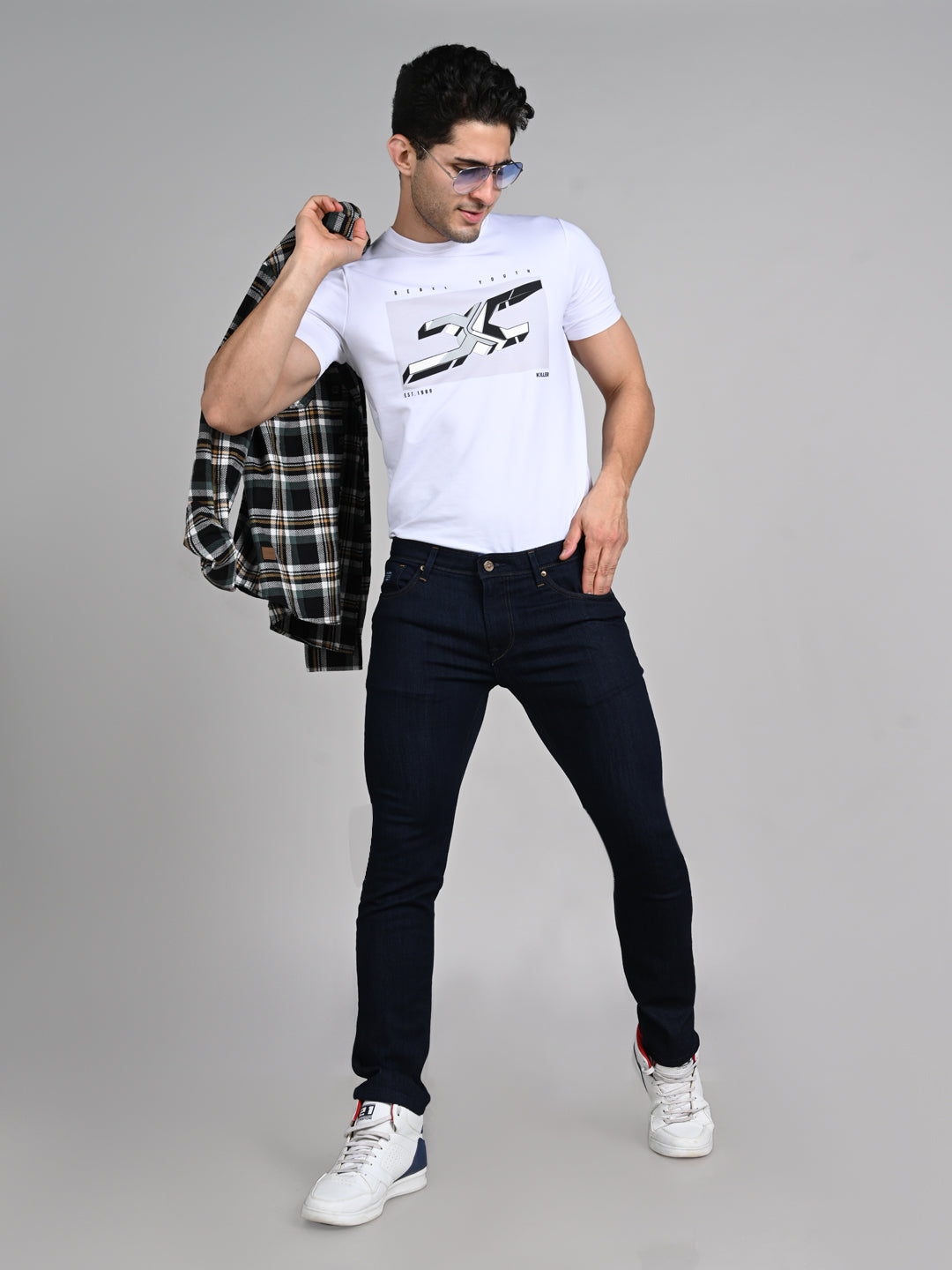 Killer Men Dark Blue Slim Fit Jeans