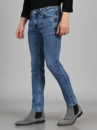 Killer Men Light Blue Solid Slim Fit Jeans