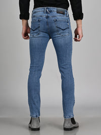 Killer Men Light Blue Solid Slim Fit Jeans
