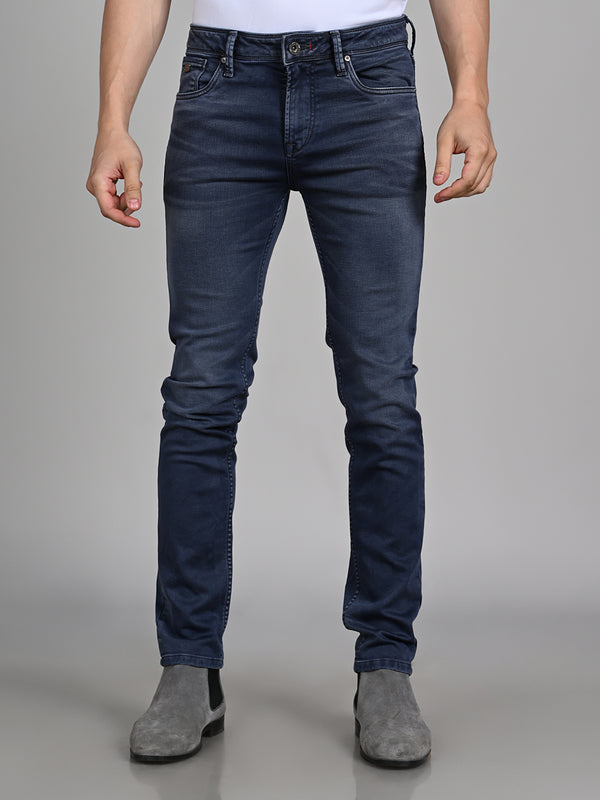 Killer Men Grey Solid Slim Fit Jeans