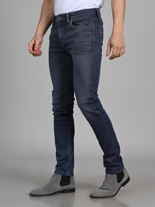 Killer Men Grey Solid Slim Fit Jeans