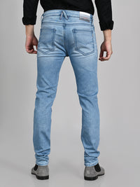 Killer Men Light Blue Solid Slim Fit Jeans