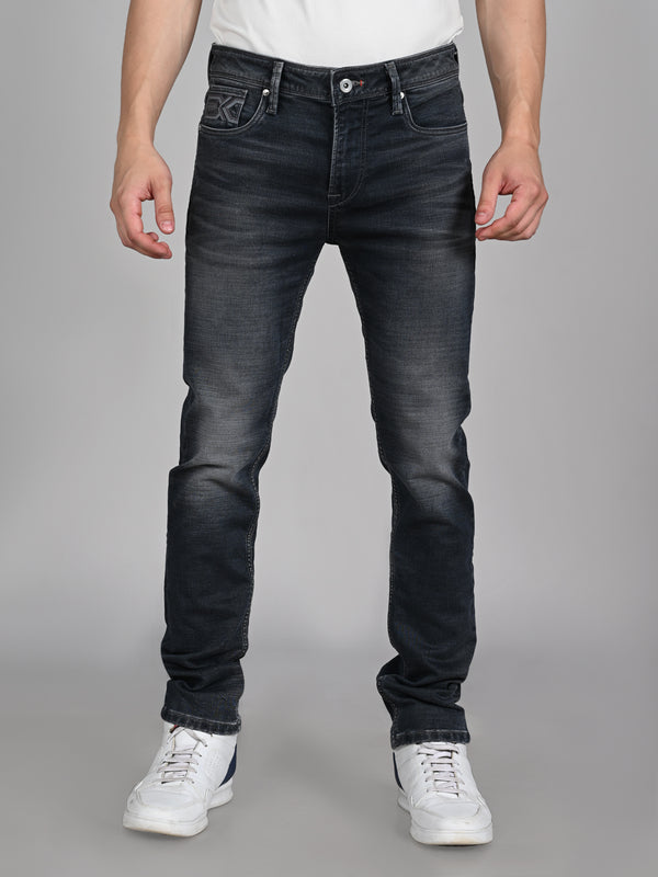Killer Men Grey Solid Slim Fit Jeans