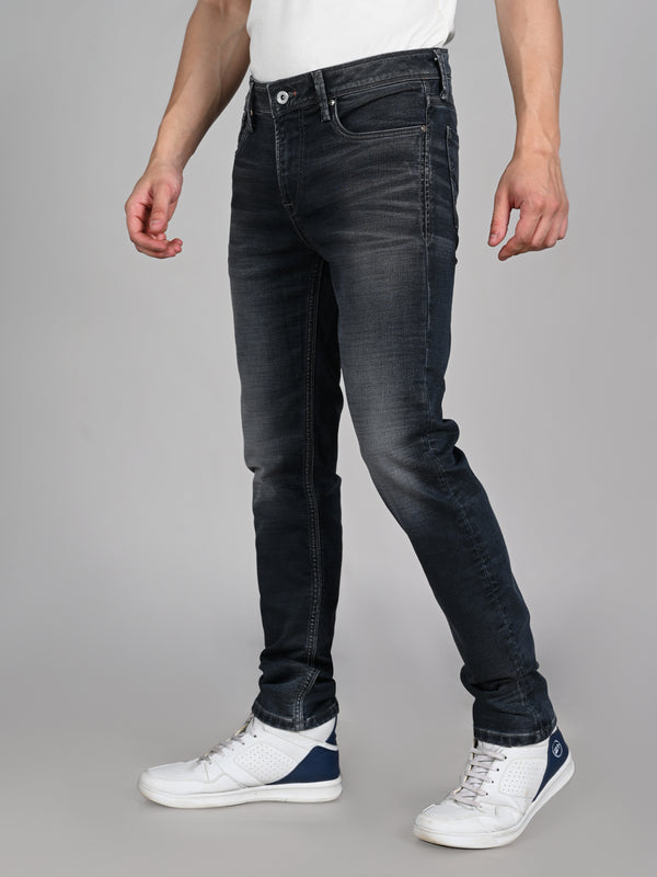 Killer Men Grey Solid Slim Fit Jeans