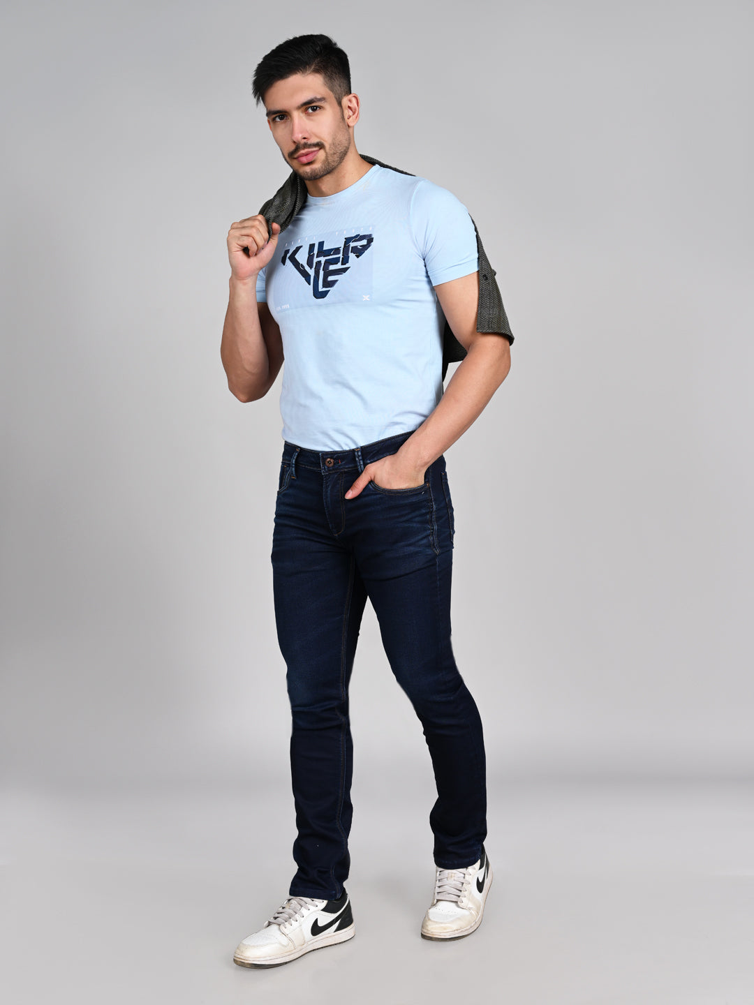 Killer Men Dark Blue Slim Fit Jeans