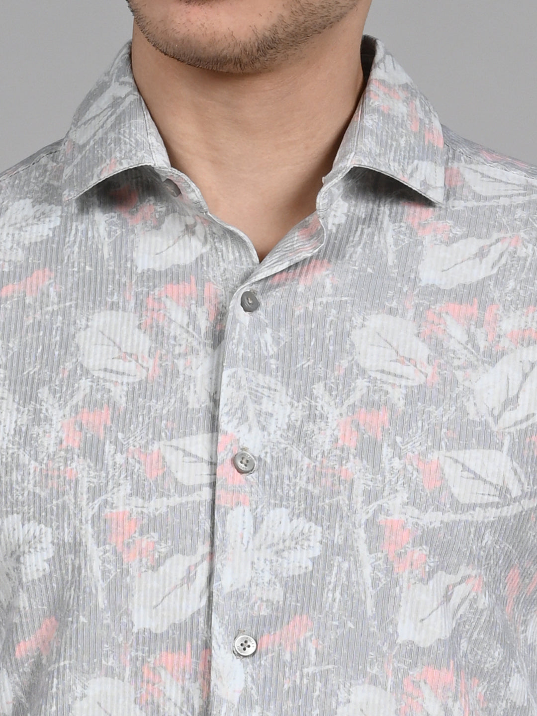 Killer Men Green Printed Slim Fit Shirts