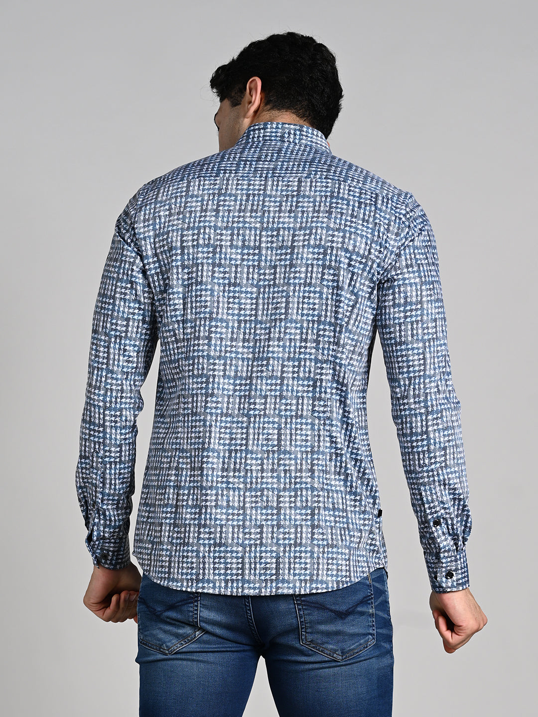 Killer Men Green Printed Slim Fit Shirts