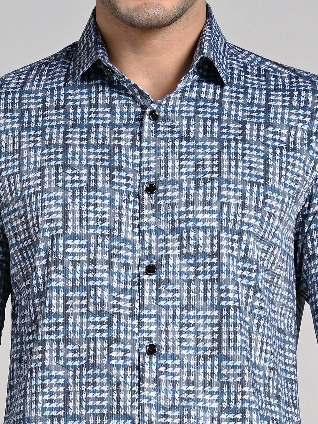 Killer Men Green Printed Slim Fit Shirts