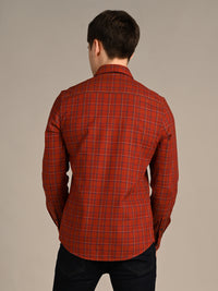 Killer Men Brick Checks Slim Fit Shirts