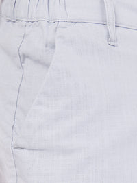 Killer Men Light Blue Solid Shorts