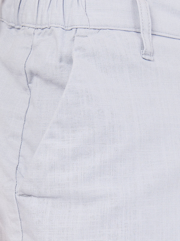 Killer Men Light Blue Solid Shorts