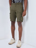 Killer Men Olive Solid Shorts