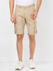 Killer Men Khaki Solid Shorts