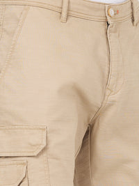 Killer Men Khaki Solid Shorts
