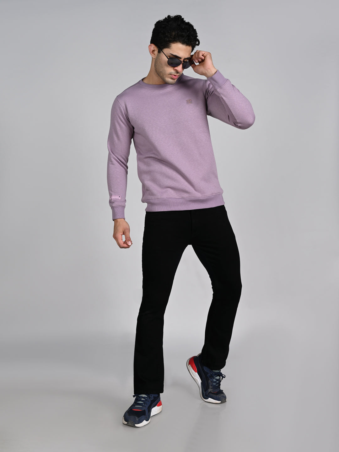 Killer Men Purple Sweat Shirts