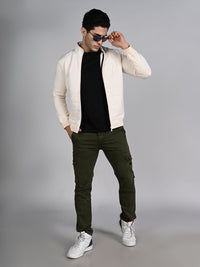 Killer Men High Neck Beige Sweat Shirts