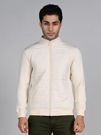 Killer Men High Neck Beige Sweat Shirts